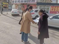 东城社区开展“文明祭扫绿色清明”活动