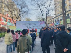 安民社区：文明祭扫宣传活动进小区