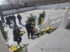 【社区动态】“清明追思，缅怀英雄”----新旺社区组织开展清明节扫墓活动