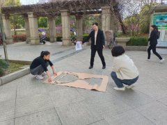 【社工站风采】广华寺街道彭河社区开展“彩绘春意,共建彭河好家园”社区地