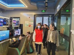 启东市北街道老促会开展网吧专项督查活动