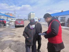 古里乡兴盛社区开展保密宣传教育月宣传活动