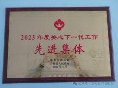 【喜报】城关街道花园社区关工委被合阳县委、合阳县人民政府授予2023年度关