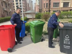 【泉心泉意 为民服务】北城街道舜泉社区丨德合园小区垃圾分类与灯光升级 小