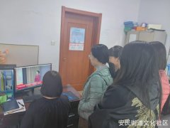 安民街道文化社区妇联开展《头雁领航 巾帼联学》观看活动