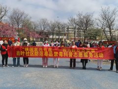 【美好社区 幸福家园】鑫叶社区开展防范毒品 禁毒科普志愿服务活动