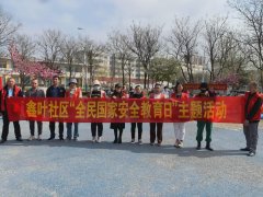 【美好社区 幸福家园】鑫叶社区开展“全民国家安全教育日”主题活动