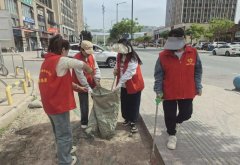 环境整治“再行动” 绘就社区“新面貌”——奥体中心社区开展周末卫生大扫