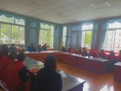 拉萨市城关区纳金街道纳金村召开网格员工作例会