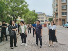 刘兰香一行到民族街道调研住宅小区遗留问题整治工作