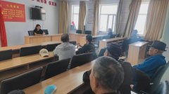 楚古兰街道乌兰牧骑社区开展党纪学习教育专题党课