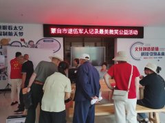 文澜街道群乐社区开展“记录最美微笑”公益活动