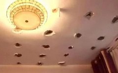 楼上邻居竟在邻居新房顶钻出66个窟窿，邻里纠纷引关注