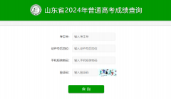 山东省2024年普通高考成绩查询在哪,网站是多少
