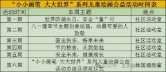 【社区活动】关于万福社区组织开展“小小画笔 大大世界”系列儿童绘画公益