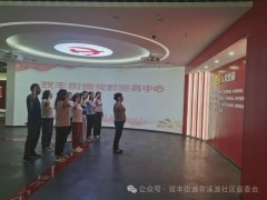【社区动态】花溪渡社区党支部组织参观双丰街道党群服务中心